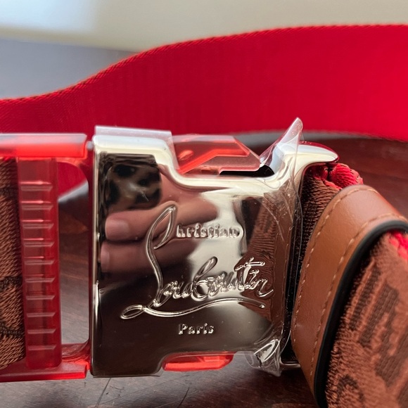 Christian Louboutin Cream and Brown Crossbody Bag - Picture 4 of 8